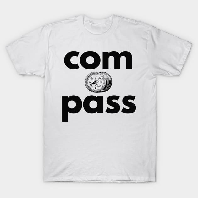 Compass T-Shirt by Bat Boys Comedy